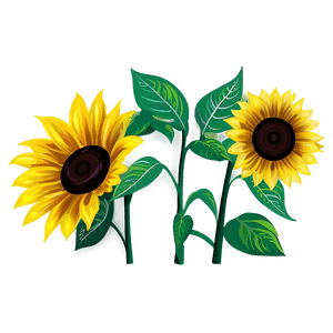 Sunflower Illustration PNG wda10 PNG image with transparent background