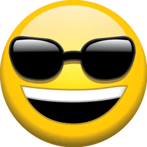 Sunglasses Emoji Smiling Face.png PNG Image