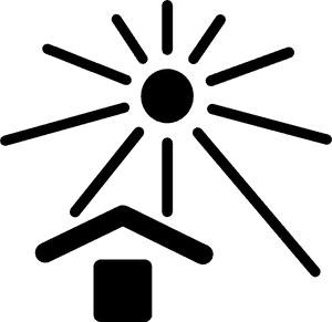 Sunlight Icon Graphic PNG image with transparent background