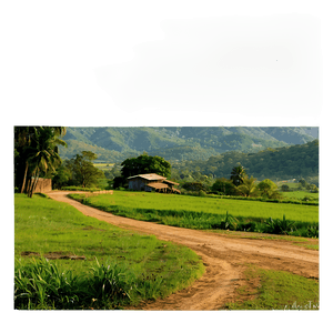 Sunny Countryside View PNG auw89 PNG