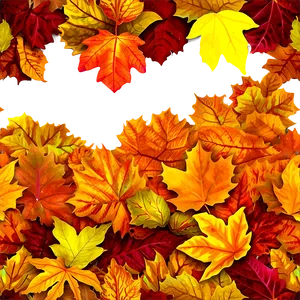 Sunny Day Leaf Pile Png Wso27 PNG Image