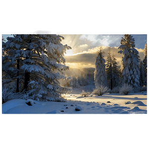 Sunny Winter Landscape PNG 06202024 PNG