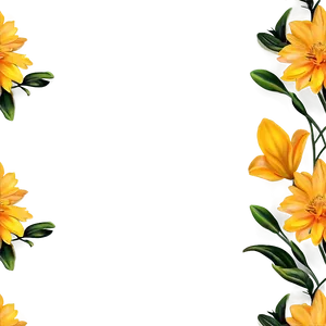 Sunny Yellow Flowers Png 06122024 PNG Image