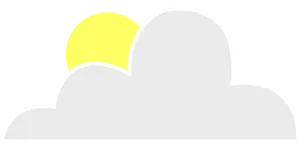 Sunrise Cloud Vector Illustration PNG Image