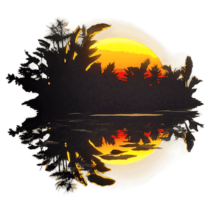 Sunrise Reflection PNG 27 PNG