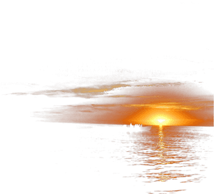 Sunset Glow Over Water.jpg PNG image with transparent background