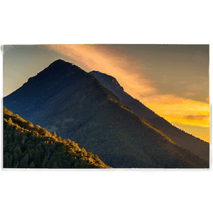 Sunset Over Mountain PNG hbp PNG image with transparent background