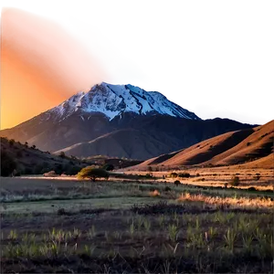 Sunset Over Mountain Png Nqv PNG Image