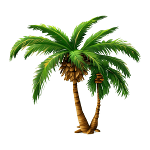 Sunset Palm Tree PNG gtk18 PNG image with transparent background