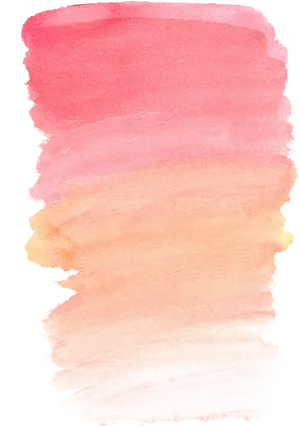 Sunset Watercolor Gradient Background PNG Image