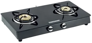 Sunshine Double Burner Gas Stove PNG Image