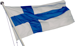 Suomen Lippu Syvatty - Finnish Flag, HD Png Download PNG image with transparent background
