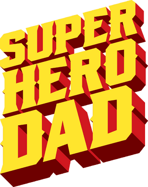 Super Hero Dad Fathers Day Graphic PNG image with transparent background