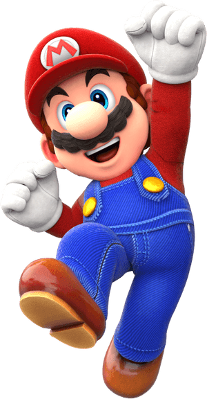 Mario Jumping Render, HD Png Download PNG image with transparent background