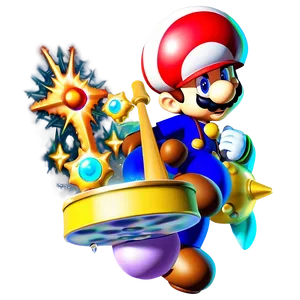 Super Mario Sunshine Gamecube Art Png Apv PNG Image