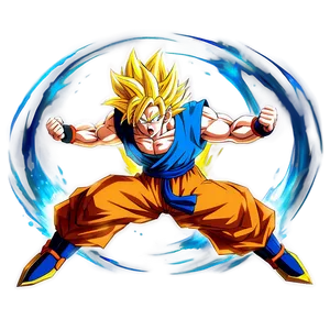 Super Saiyan 3 Goku Flying Png Bvb PNG Image