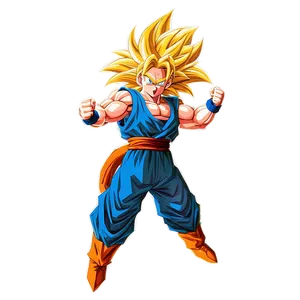 Super Saiyan 3 Goku In Flight Png Cat PNG Image