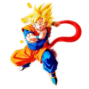 Super Saiyan 3 Goku's Aura Unleashed Png 79 PNG Image