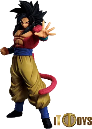 Super_ Saiyan_4_ Goku_ Figure_ Pose PNG Image