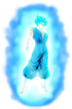 Super Saiyan Blue Aura PNG Image