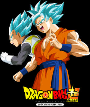 Super Saiyan Blue Gokuand Vegeta Dragon Ball Super PNG image with transparent background