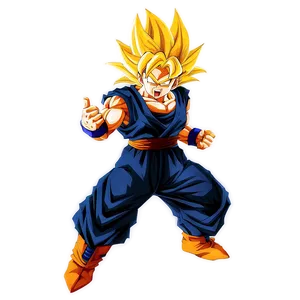 Super Saiyan Drip Goku Png 06212024 PNG Image