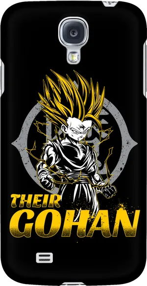 Super Saiyan Gohan Phone Case PNG Image