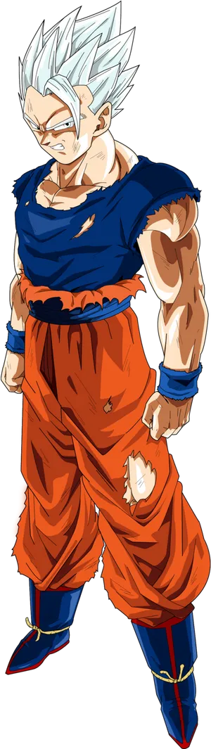 Super Saiyan Gohan Standing Pose PNG Image