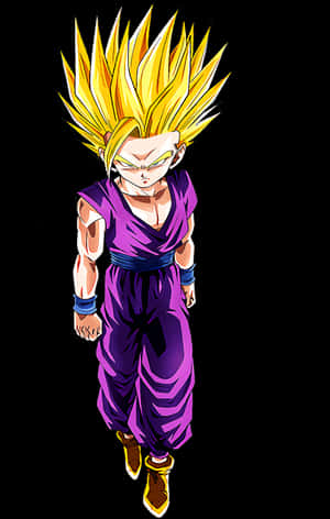#dokkanbattle [full Power Clase] Super Saiyan 2 Gohan - Teen Gohan Ssj2 Render, HD Png Download PNG