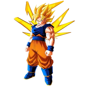 Super Saiyan Goku Hair Png Cur15 PNG Image