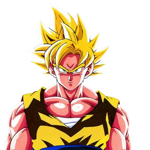 Super Saiyan Level 3 Goku Png Ons PNG Image