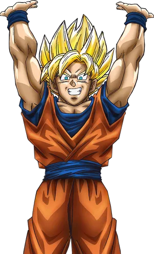 Super_ Saiyan_ Power_ Up PNG Image
