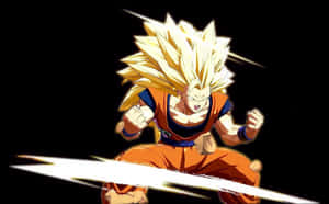 Super Saiyan Power Up PNG image with transparent background