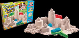 Super Sand Castle Playset PNG image with transparent background