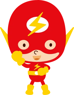 Superhero Baby Cartoon Character PNG Image