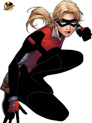 Superhero_ Crouching_ Pose PNG