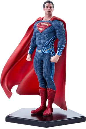 Superhero Figure Red Cape PNG Image