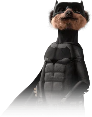 Superhero Meerkat Costume PNG Image