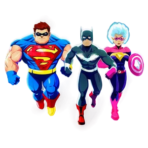 Superhero Team Png Vrd PNG Image