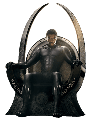 Black Panther On The Throne , Png Download - Black Panther On Throne, Transparent Png PNG image with transparent background