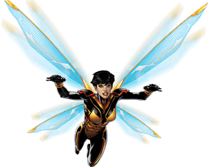 Superhero Waspin Flight PNG