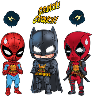 Transparent Spiderman Mask Png - Deadpool Spiderman And Batman, Png Download PNG image with transparent background