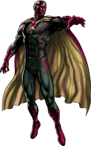 Download Marvel Vision Transparent Background - Vision Marvel Avengers Alliance, HD Png Download PNG