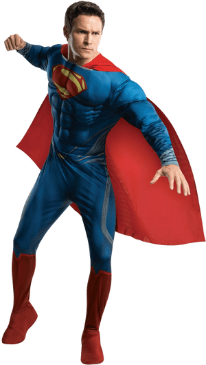 Superman Png Background Image - Superman Costume Men, Transparent Png PNG image with transparent background
