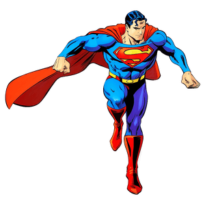 Superman Comic Art PNG 05032024 PNG image with transparent background