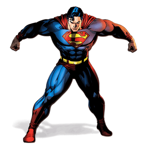 Superman Comic Art PNG dfa34 PNG image with transparent background