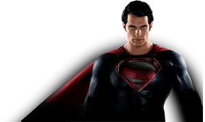 Superman Pose Heroic Stance PNG Image