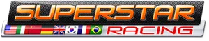 Superstar Racing Logowith Flags PNG Image