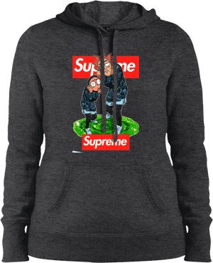 [2019] Official Supreme Rick And Morty Hoodie - Supreme Hoodie, HD Png Download PNG image with transparent background