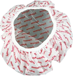 Supreme Branded Shower Cap PNG Image